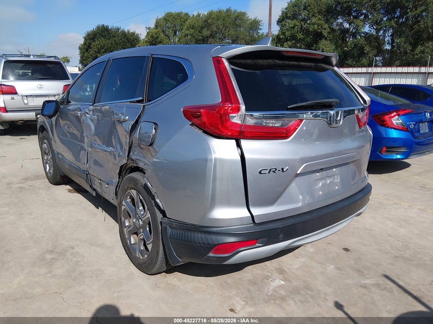 2017 Honda Cr-v VIN 7FARW1H87HE019300 IAAI salvage auction — SIDE, Original (Texas), sold $5,700 on 2026-07-18 (photo 3)