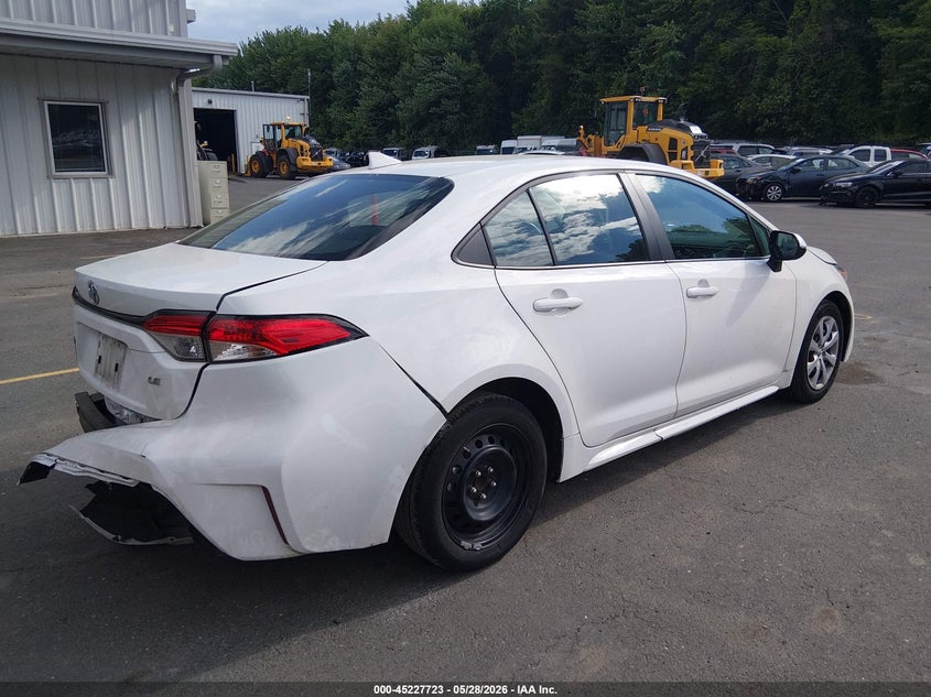 2023 Toyota Corolla VIN 5YFB4MDE5PP003132 IAAI salvage auction — LEFT REAR, Salvage Title, sold $5,350 on 2026-07-09 (photo 4)