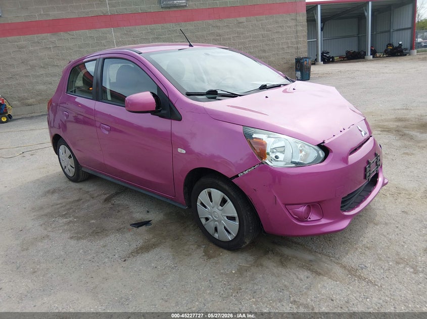 2014 Mitsubishi Mirage VIN ML32A3HJ9EH017914 IAAI salvage auction — FRONT END, Salvage (Maine), sold $375 on 2026-07-10 (photo 1)