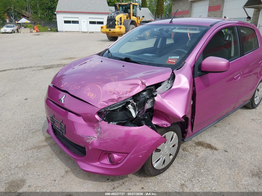2014 Mitsubishi Mirage VIN ML32A3HJ9EH017914 IAAI salvage auction — FRONT END, Salvage (Maine), sold $375 on 2026-07-10 (photo 6)