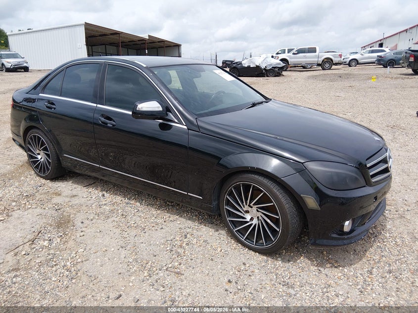 2009 Mercedes-benz C class VIN WDDGF54X69F219613 IAAI salvage auction — FRONT END, Salvage (Texas), sold $650 on 2026-07-29 (photo 1)