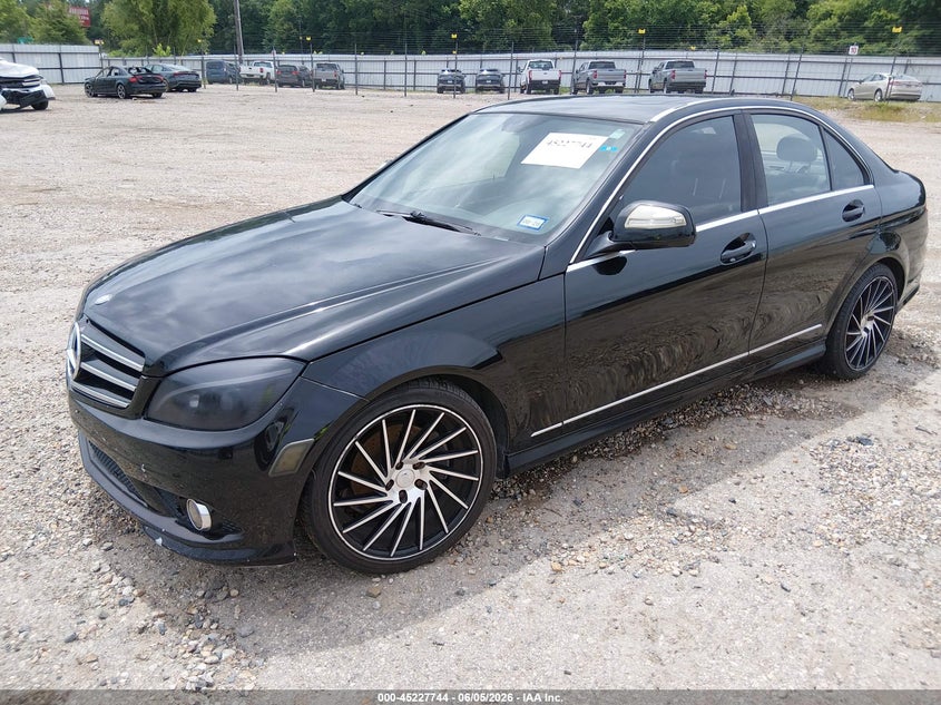 2009 Mercedes-benz C class VIN WDDGF54X69F219613 IAAI salvage auction — FRONT END, Salvage (Texas), sold $650 on 2026-07-29 (photo 2)