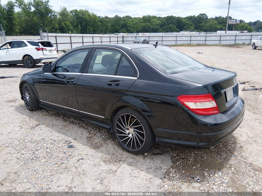 2009 Mercedes-benz C class VIN WDDGF54X69F219613 IAAI salvage auction — FRONT END, Salvage (Texas), sold $650 on 2026-07-29 (photo 3)