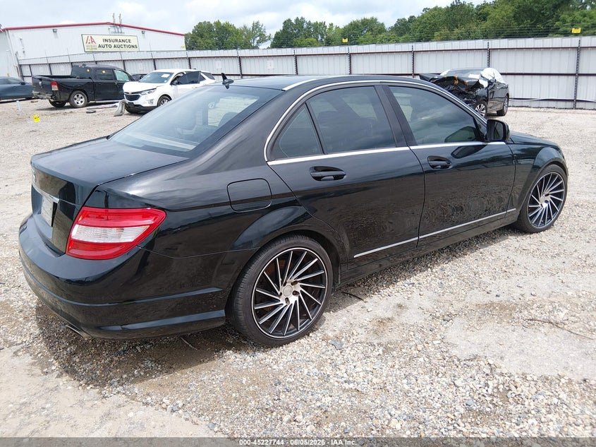 2009 Mercedes-benz C class VIN WDDGF54X69F219613 IAAI salvage auction — FRONT END, Salvage (Texas), sold $650 on 2026-07-29 (photo 4)