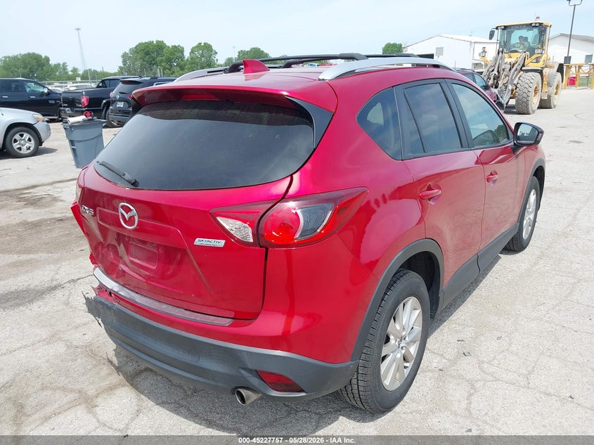 2014 Mazda Cx-5 VIN JM3KE2CY7E0426600 IAAI salvage auction — LEFT REAR, Salvage (Illinois), sold $2,475 on 2026-07-29 (photo 4)