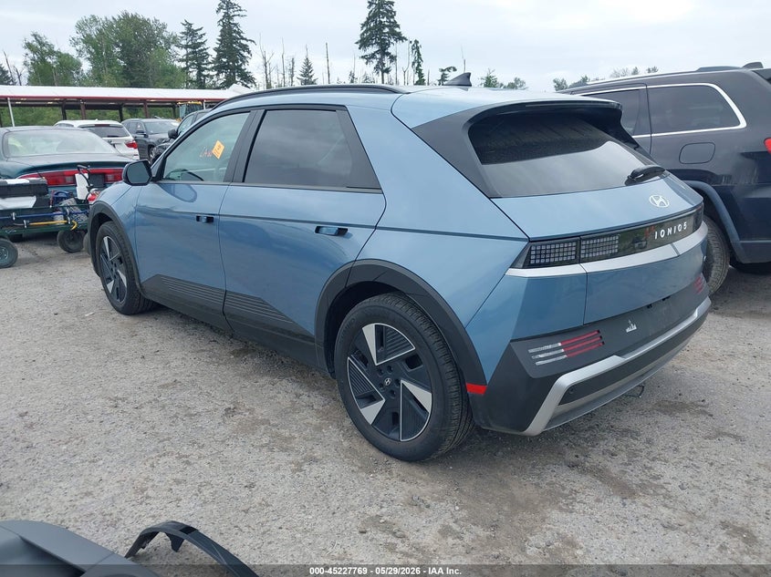 2025 Hyundai Ioniq 5 VIN 7YAKNDDCXSY013289 IAAI salvage auction — BIO HAZARD, Salvage Title, sold $12,500 on 2026-07-16 (photo 3)