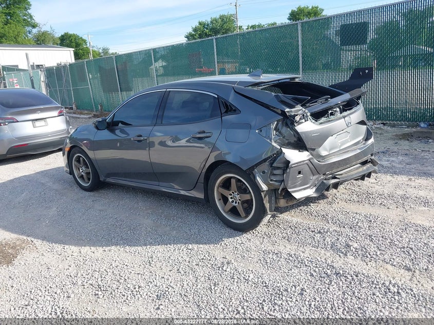 2019 Honda Civic VIN SHHFK7H3XKU213701 IAAI salvage auction — REAR END, Salvage Title, sold $3,350 on 2026-07-22 (photo 3)