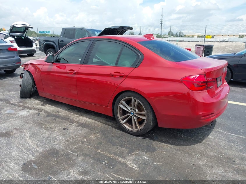 2016 BMW 3er VIN WBA8E1G5XGNU11296 IAAI salvage auction — LEFT FRONT, Rebuildable (Florida), sold $975 on 2026-07-09 (photo 3)