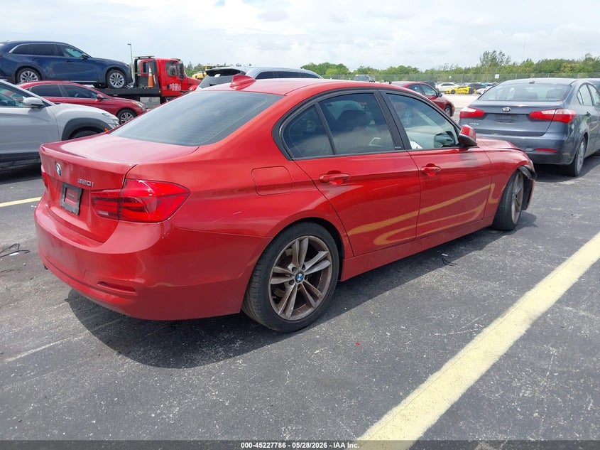 2016 BMW 3er VIN WBA8E1G5XGNU11296 IAAI salvage auction — LEFT FRONT, Rebuildable (Florida), sold $975 on 2026-07-09 (photo 4)