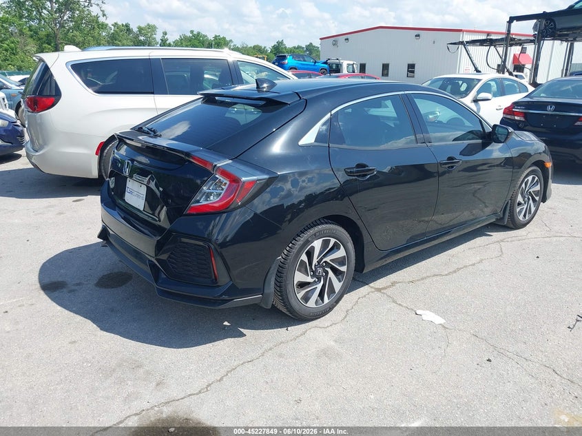 2017 Honda Civic VIN SHHFK7H28HU223434 IAAI salvage auction — ELECTRICAL, Salvage (Kentucky), sold $5,500 on 2026-07-06 (photo 4)