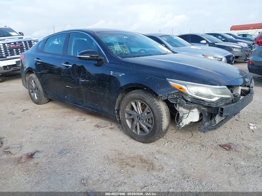 2020 Kia Optima VIN 5XXGT4L38LG414892 IAAI salvage auction — FRONT END, Salvage Title, sold $1,400 on 2026-07-20 (photo 1)