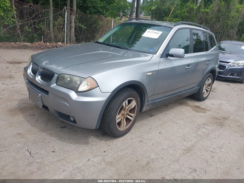 2006 BMW X3 VIN WBXPA93496WG90700 IAAI salvage auction — LEFT SIDE, Salvage (Rhode Island), sold $25 on 2026-07-28 (photo 2)