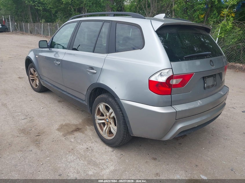 2006 BMW X3 VIN WBXPA93496WG90700 IAAI salvage auction — LEFT SIDE, Salvage (Rhode Island), sold $25 on 2026-07-28 (photo 3)