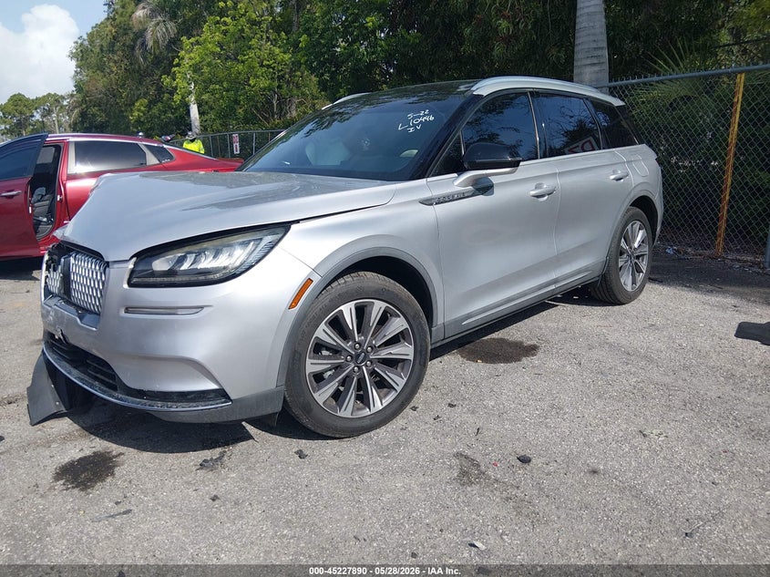 2020 Lincoln Corsair VIN 5LMCJ2D94LUL10446 IAAI salvage auction — RIGHT FRONT, Certificate Of Destruction (Florida), sold $4,800 on 2026-07-11 (photo 2)