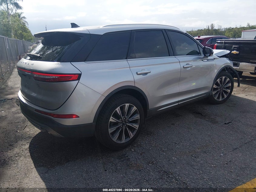 2020 Lincoln Corsair VIN 5LMCJ2D94LUL10446 IAAI salvage auction — RIGHT FRONT, Certificate Of Destruction (Florida), sold $4,800 on 2026-07-11 (photo 4)