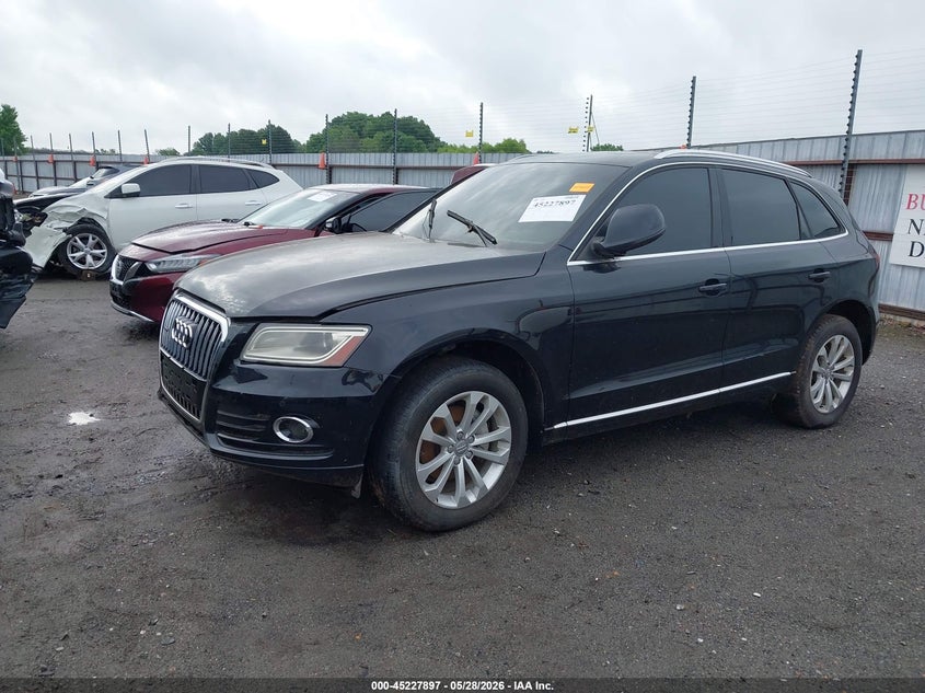 2013 Audi Q5 VIN WA1LFAFP5DA011804 IAAI salvage auction — NORMAL WEAR, Clear (Montana), sold $250 on 2026-07-29 (photo 2)