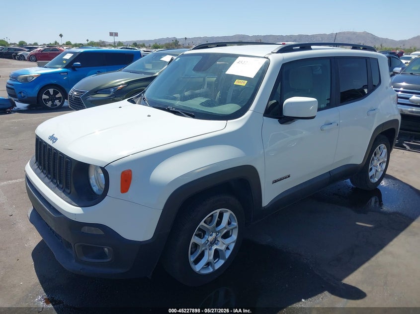 2018 Jeep Renegade VIN ZACCJABB4JPH92924 IAAI salvage auction — RIGHT SIDE, Salvage (Arizona), sold $2,075 on 2026-08-15 (photo 2)