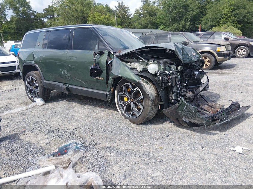 2023 Rivian R1s VIN 7PDSGABA6PN027516 IAAI salvage auction — LEFT FRONT, Salvage (South Carolina), sold $2,550 on 2026-07-28 (photo 1)
