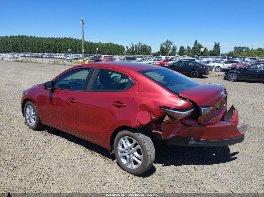 2017 Toyota Yaris VIN 3MYDLBYV6HY178647 IAAI salvage auction — REAR END, Salvage Title, sold $1,900 on 2026-07-10 (photo 3)