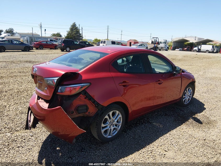 2017 Toyota Yaris VIN 3MYDLBYV6HY178647 IAAI salvage auction — REAR END, Salvage Title, sold $1,900 on 2026-07-10 (photo 4)