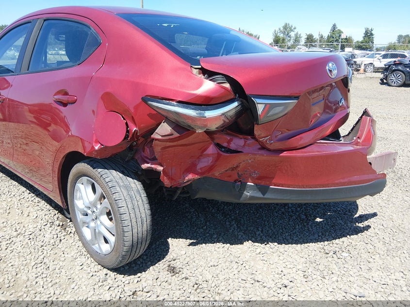 2017 Toyota Yaris VIN 3MYDLBYV6HY178647 IAAI salvage auction — REAR END, Salvage Title, sold $1,900 on 2026-07-10 (photo 6)