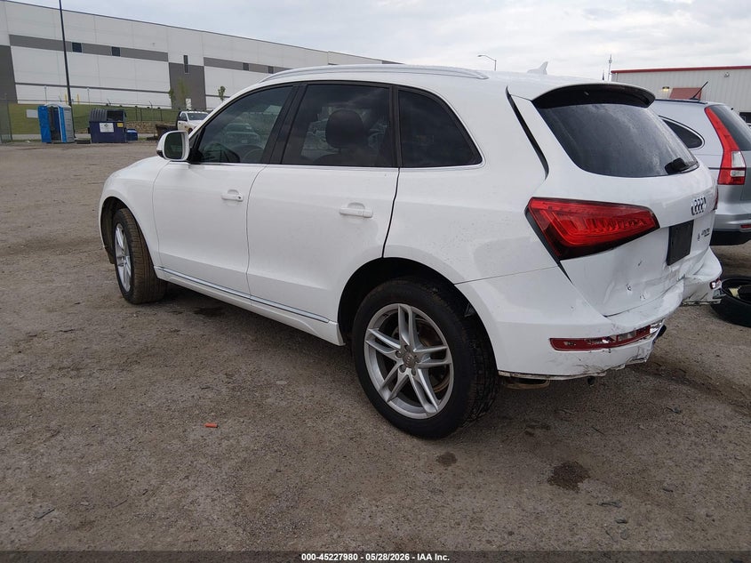 2014 Audi Q5 VIN WA1LFAFP2EA053137 IAAI salvage auction — REAR END, Salvage (Texas), sold $1,750 on 2026-07-24 (photo 3)
