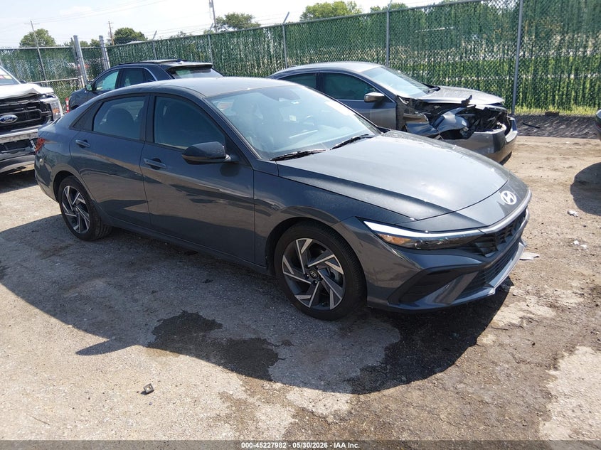 2025 Hyundai Elantra VIN KMHLM4DG1SU938032 IAAI salvage auction — HAIL, Salvage Title, sold $6,600 on 2026-07-24 (photo 1)