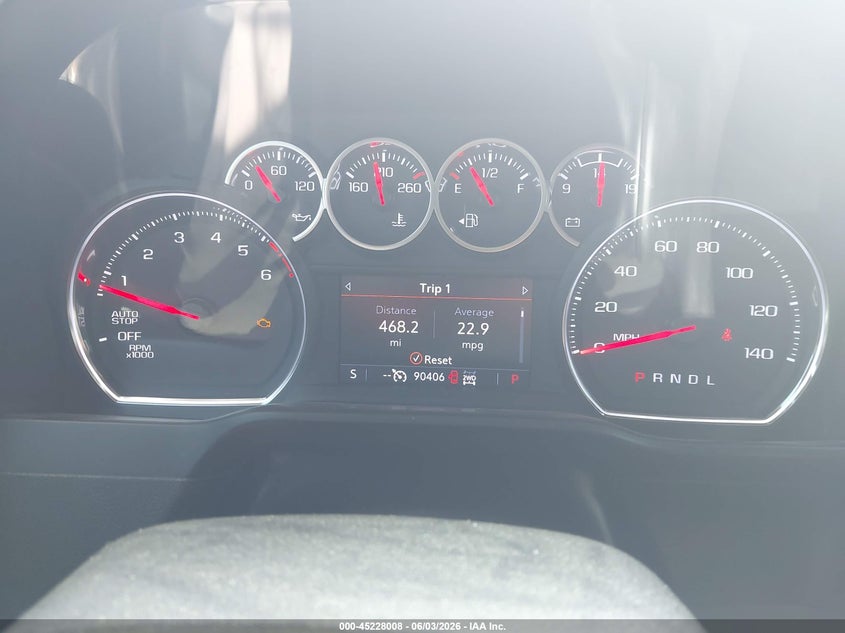 2020 Chevrolet Silverado VIN 3GCUYDET0LG253890 IAAI salvage auction — HAIL, Salvage Title, sold $11,100 on 2026-07-27 (photo 7)