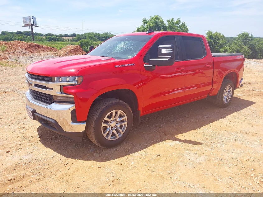 2020 Chevrolet Silverado VIN 3GCUYDET0LG253890 IAAI salvage auction — HAIL, Clear (Missouri), sold $12,250 on 2026-07-30 (photo 2)