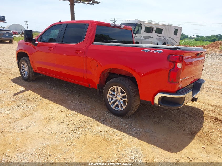 2020 Chevrolet Silverado VIN 3GCUYDET0LG253890 IAAI salvage auction — HAIL, Salvage Title, sold $11,100 on 2026-07-27 (photo 3)