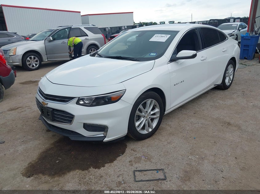 2018 Chevrolet Malibu VIN 1G1ZD5ST8JF266454 IAAI salvage auction — REAR END, Salvage Title, sold $1,750 on 2026-07-09 (photo 2)