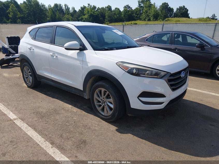 2016 Hyundai Tucson VIN KM8J23A41GU215239 IAAI salvage auction — REAR END, Salvage Title, sold $2,600 on 2026-07-08 (photo 1)