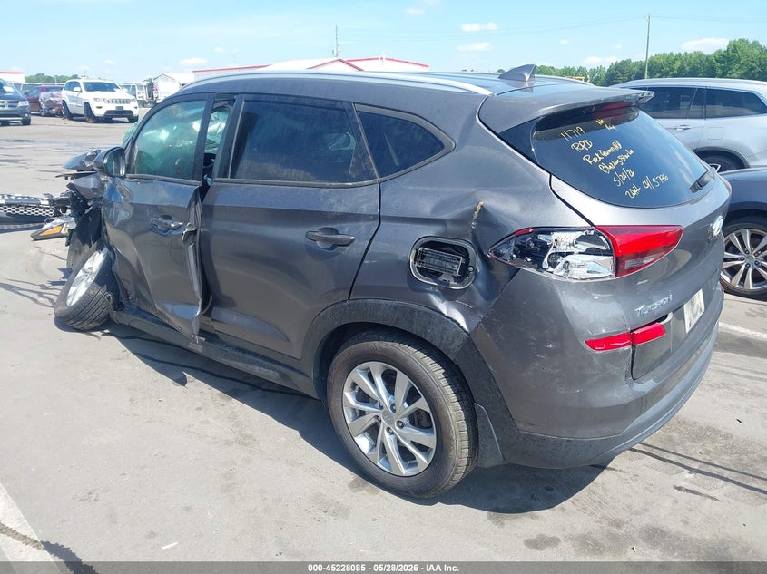 2020 Hyundai Tucson VIN KM8J3CA48LU245796 IAAI salvage auction — FRONT & REAR, Salvage (North Carolina), sold $925 on 2026-07-22 (photo 3)