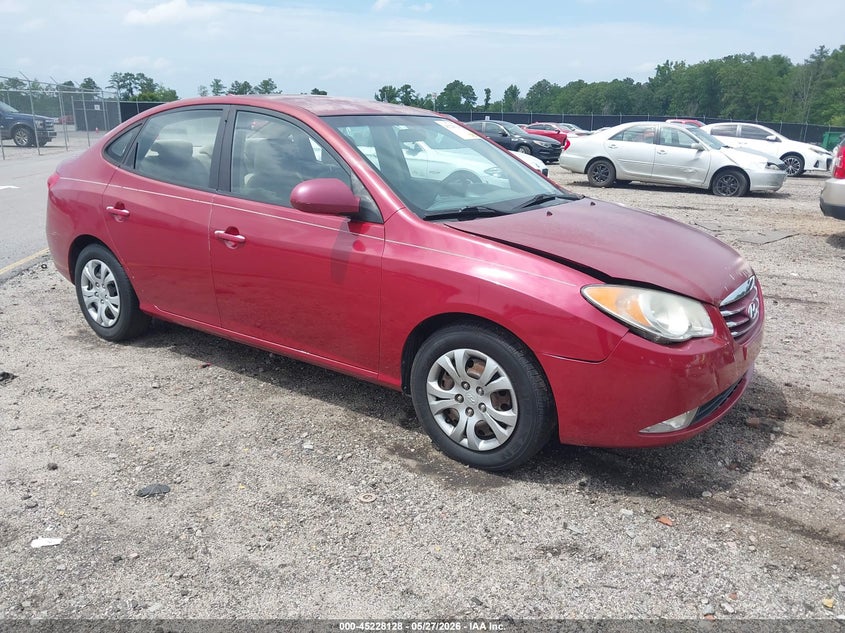 2010 Hyundai Elantra VIN KMHDU4AD3AU169997 IAAI salvage auction — FRONT END, Salvage (South Carolina), sold $400 on 2026-07-08 (photo 1)