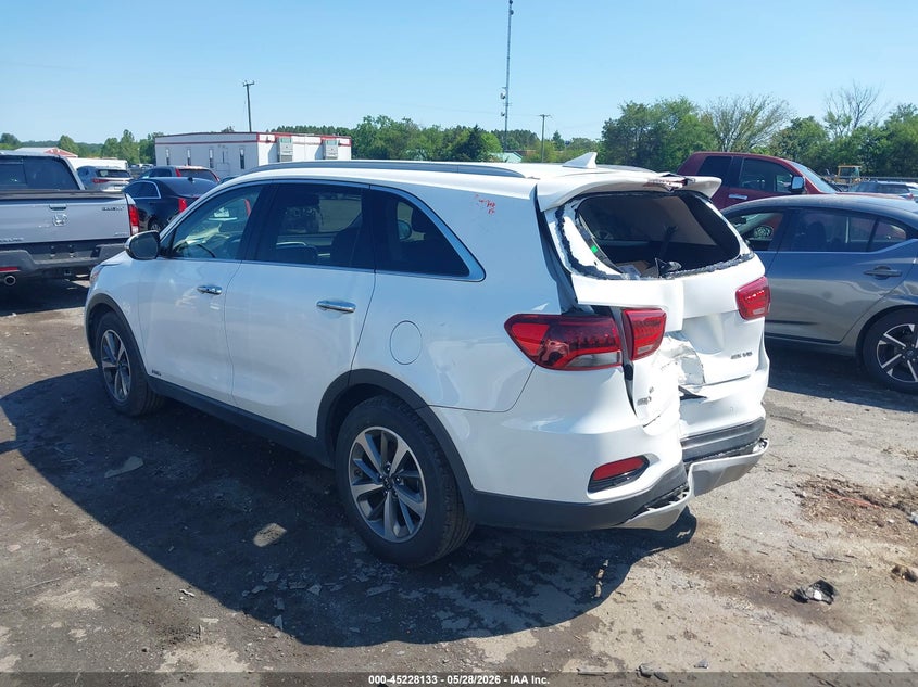 2019 Kia Sorento VIN 5XYPHDA55KG476623 IAAI salvage auction — REAR END, Salvage (Virginia), sold $4,300 on 2026-07-28 (photo 3)