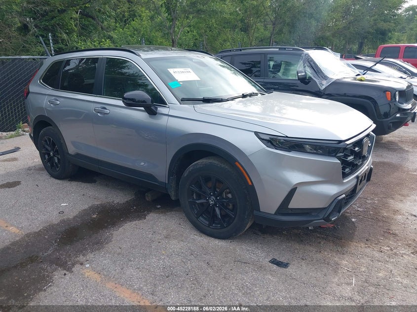 2024 Honda Cr-v VIN 7FARS6H81RE041299 IAAI salvage auction — LEFT SIDE, Salvage Title, sold $17,600 on 2026-07-15 (photo 1)