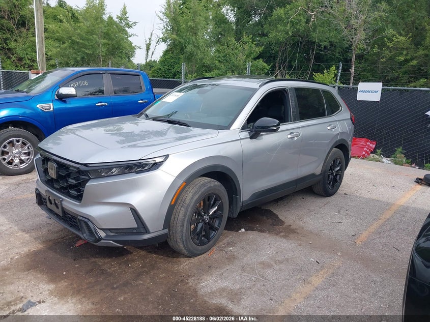2024 Honda Cr-v VIN 7FARS6H81RE041299 IAAI salvage auction — LEFT SIDE, Salvage Title, sold $17,600 on 2026-07-15 (photo 2)