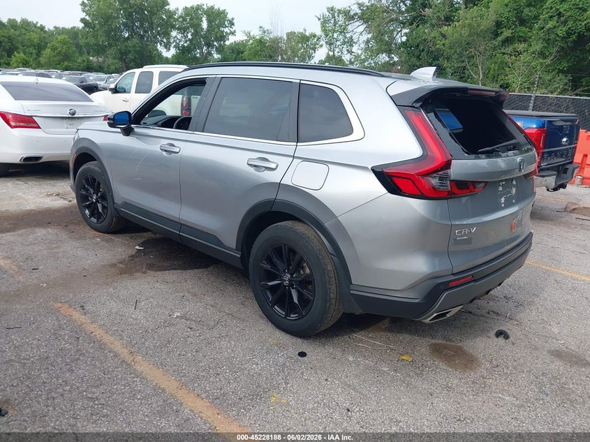 2024 Honda Cr-v VIN 7FARS6H81RE041299 IAAI salvage auction — LEFT SIDE, Salvage Title, sold $17,600 on 2026-07-15 (photo 3)