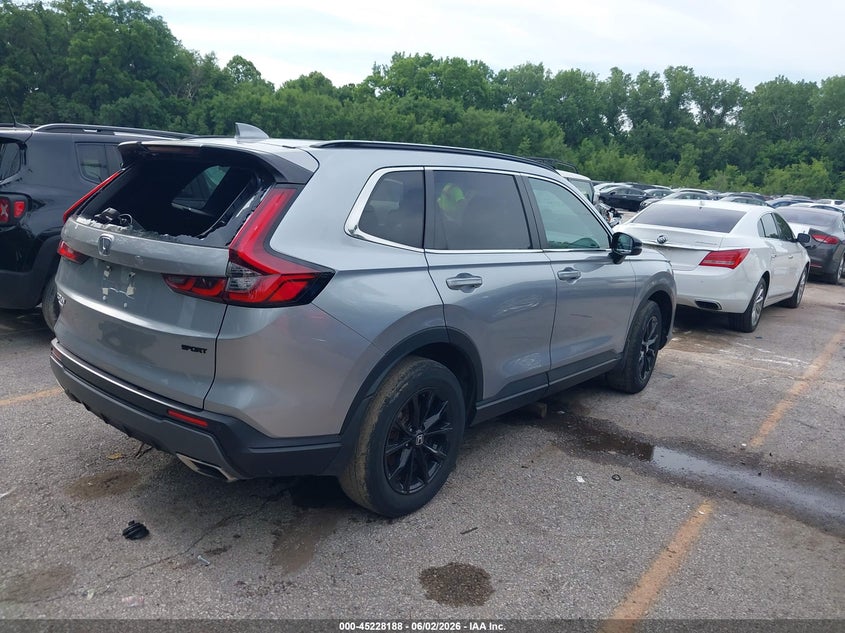 2024 Honda Cr-v VIN 7FARS6H81RE041299 IAAI salvage auction — LEFT SIDE, Salvage Title, sold $17,600 on 2026-07-15 (photo 4)