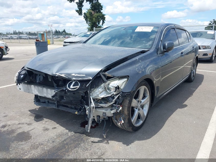 2006 Lexus Gs 430 VIN JTHBN96S665004894 IAAI salvage auction — FRONT END, Salvage (California), sold $675 on 2026-07-14 (photo 2)