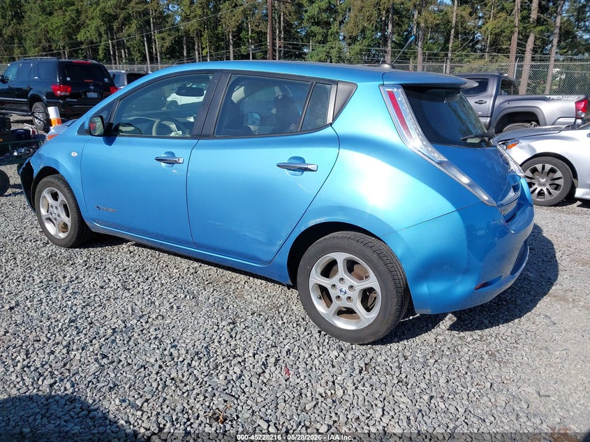 2011 Nissan Leaf VIN JN1AZ0CP3BT001327 IAAI salvage auction — FRONT END, Bill Of Sale (Washington), sold $250 on 2026-07-08 (photo 3)