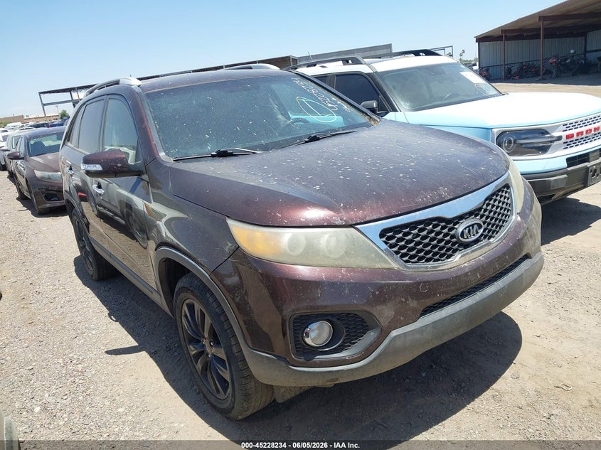 2011 Kia Sorento VIN 5XYKT4A29BG142738 IAAI salvage auction — NORMAL WEAR, Clear (Montana), sold $650 on 2026-07-28 (photo 1)