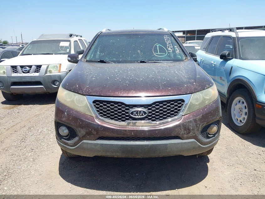 2011 Kia Sorento VIN 5XYKT4A29BG142738 IAAI salvage auction — NORMAL WEAR, Clear (Montana), sold $650 on 2026-07-28 (photo 6)