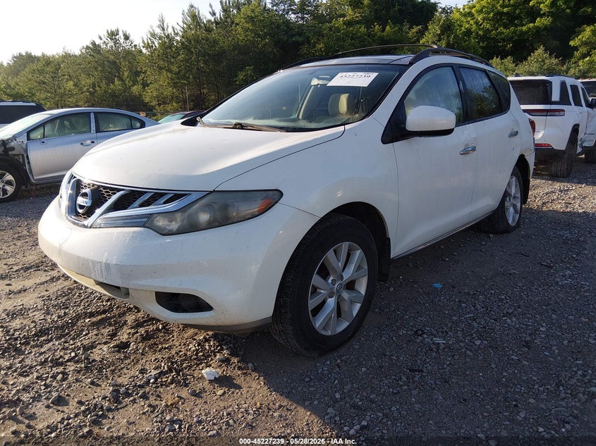 2011 Nissan Murano VIN JN8AZ1MU9BW059386 IAAI salvage auction — LEFT REAR, Salvage (Alabama), sold $1,175 on 2026-07-13 (photo 2)