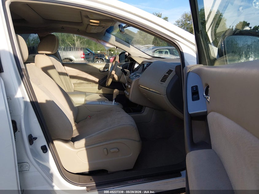 2011 Nissan Murano VIN JN8AZ1MU9BW059386 IAAI salvage auction — LEFT REAR, Salvage (Alabama), sold $1,175 on 2026-07-13 (photo 5)