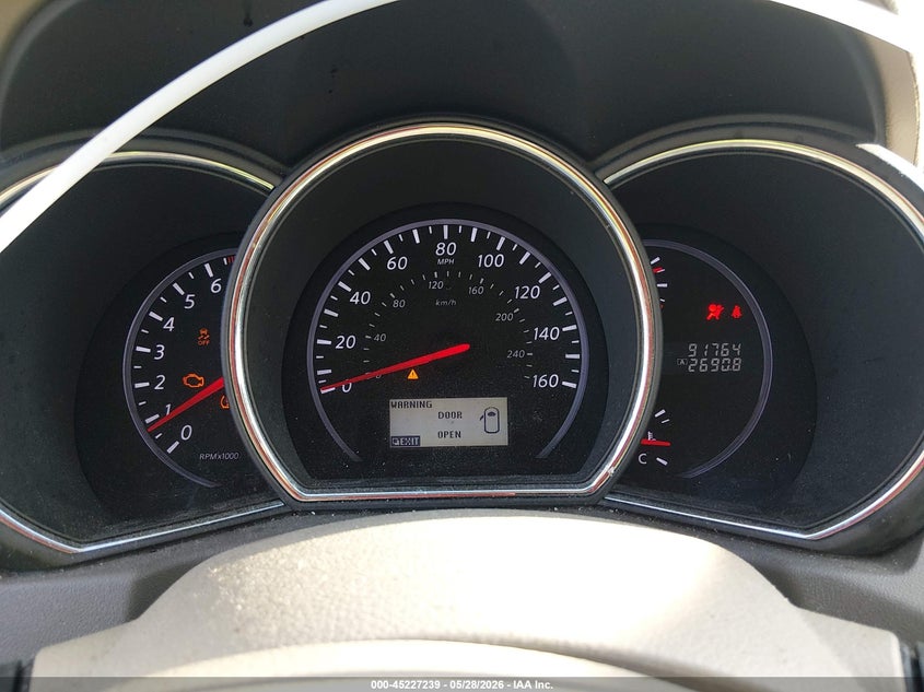 2011 Nissan Murano VIN JN8AZ1MU9BW059386 IAAI salvage auction — LEFT REAR, Salvage (Alabama), sold $1,175 on 2026-07-13 (photo 7)