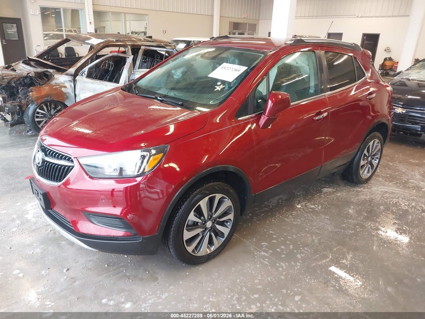 2022 Buick Encore VIN KL4CJESM5NB560996 IAAI salvage auction — RIGHT REAR, Salvage Title, sold $3,450 on 2026-07-14 (photo 2)