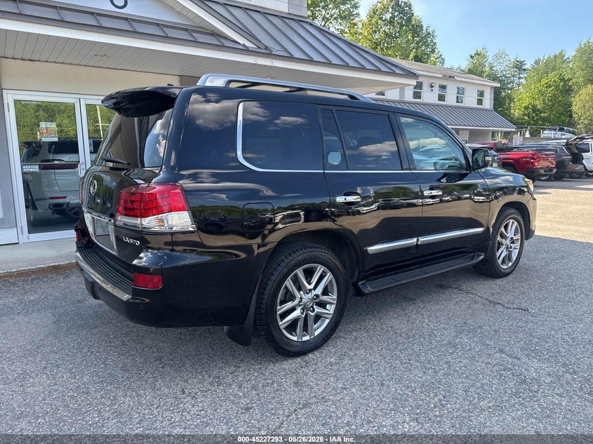 2015 Lexus Lx 570 VIN JTJHY7AX9F4181761 IAAI salvage auction — NORMAL WEAR, Clear (Oklahoma), sold $24,650 on 2026-07-08 (photo 4)