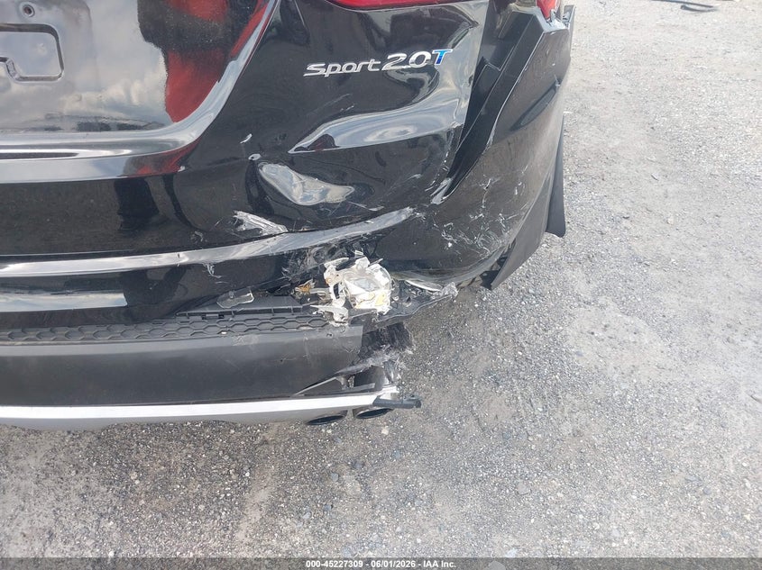 2013 Hyundai Santa fe VIN 5XYZU3LA9DG099662 IAAI salvage auction — REAR END, Salvage Title, sold $1,600 on 2026-07-13 (photo 6)