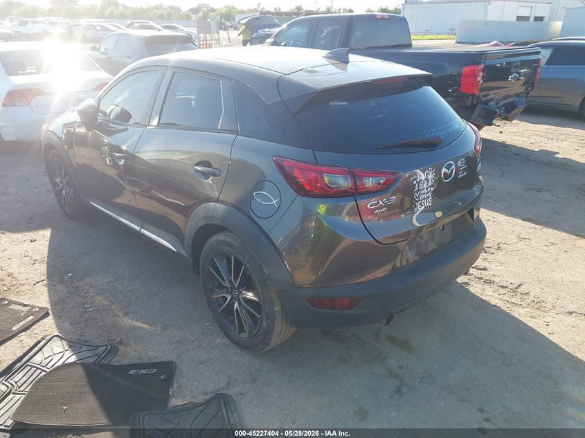 2016 Mazda Cx-3 VIN JM1DKBD76G0116294 IAAI salvage auction — RIGHT FRONT, Salvage Title, sold $1,700 on 2026-07-22 (photo 3)